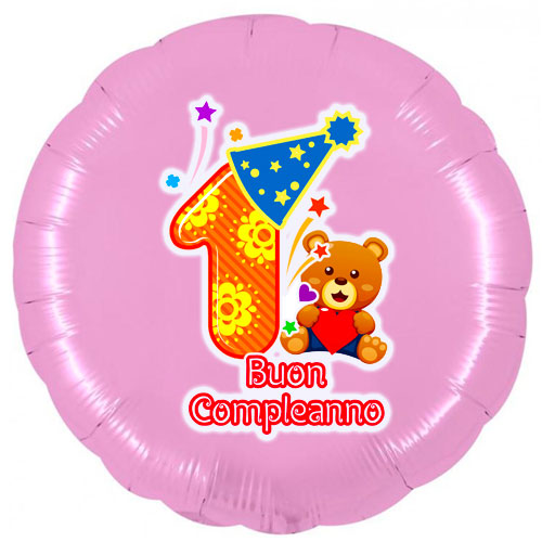 Palloncini A Margherita Per Compleanno - Set Da 7 Pezzi Con Numero 1 Oro Rosa 101 Cm - Mylar - 5