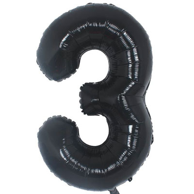 pallone-numero-3-nero