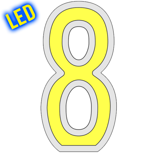 numeri-led-8