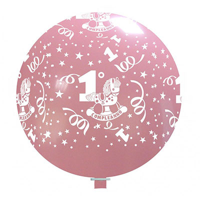 newballoonstore-1compleanno-rosa