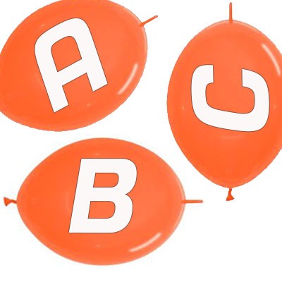 palloncini-link-arancione-lettera