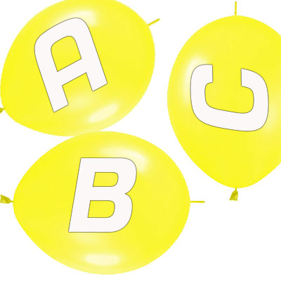palloncini-link-gialli-lettera
