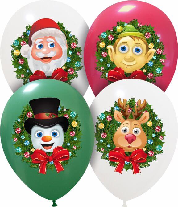 XIMEY Palloncini Natalizi 122 Pezzi Palloncini Natale, Addobbi Natalizi con Palloncini, Palloncini per Arco rossi verdi oro bianco, Ghirlanda Palloncini Natale, Arco Palloncini Natale, Festa Natale