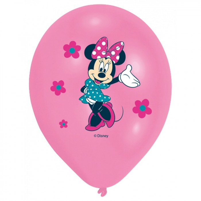 Palloncini Disney Minnie Mouse Bow-tique. Busta da 6 pz.