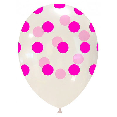 newballoonstore-pois-rosa-trasparente