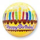 Bubbles 22" Torta Happy Birthday