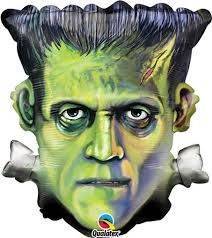 Pallone mylar Frankenstein Head 25" (64cm)
