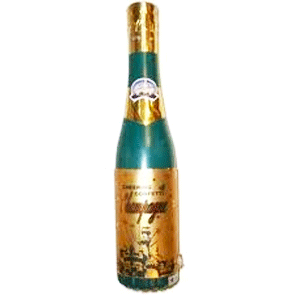 Bottiglia gigante Champagne sparacoriandoli cm 63