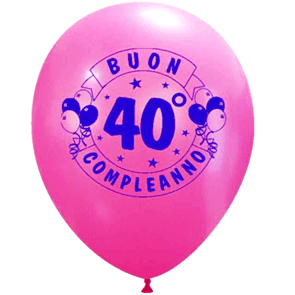 Palloncini 40° Compleanno