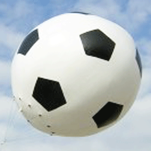 Pallone Pvc calcio diametro 2,5 mt.
